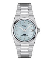 Tissot PRX 35mm Powermatic 80 ทิสโซต์ พีอาร์เอ็กซ์ พาวเวอร์เมติก 80 สีไอซ์ บลู T1372071135100 นาฬิกาผู้หญิงผู้ชาย