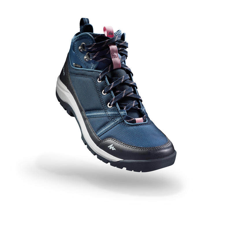 รองเท้าเดินป่าผู้หญิงกันน้ำ รองเท้าเดินป่า Women's Waterproof Off-Road Hiking Shoes รองเท้าปืนเขาผู้หญิง รองเท้าผู้หญิงใส่เดินป่า รองเท้าเดินป่าผู้หญิง NH150 Mid WP