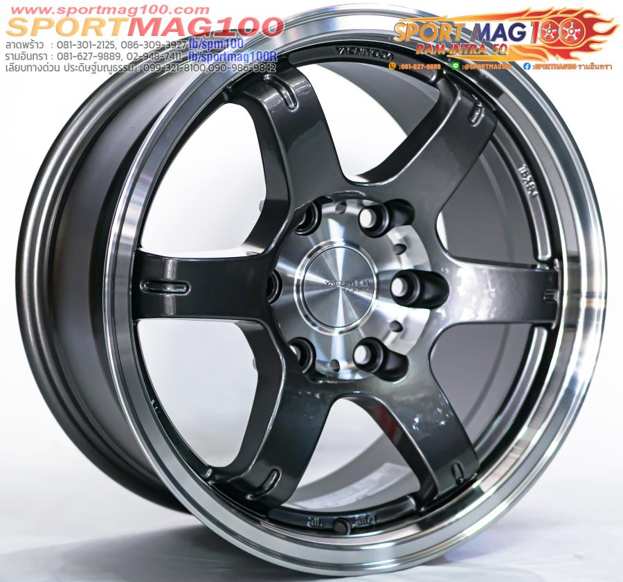 อุปกรณ์และชิ้นส่วนยานยนต์ YACHIYODA ล้อแม็ก Xt6 6 Holes 130 Et25 Metallic Gloss Finish 8-16 นิ้ว(17535)