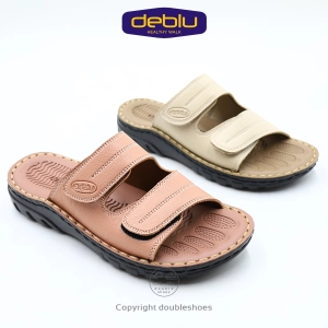 สินค้า Deblu รองเท้าเพื่อแตะสุขภาพ แบบสวม หน้ากว้าง พื้นนุ่ม รุ่น L403-1 (สีชมพู/ครีม) ไซส์ 36-41