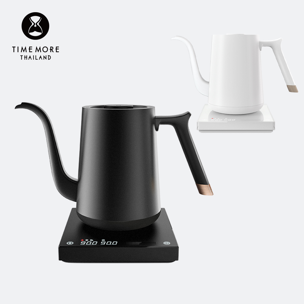 Timemore กาไฟฟ้าดริปกาแฟปากกว้าง - Electric Kettle Pelican Spout 800ml.