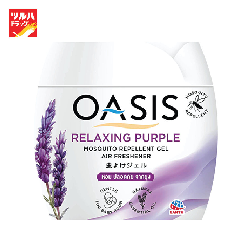 Oasis Mosquito Repellent Gel Relaxing Purple 180 g. / โอเอซิส เจลไล่ยุง รีแลกซ์ซิ่ง เพอเพิ้ล 180 กรัม