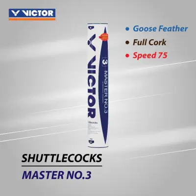 VICTOR Shuttlecocks MASTER NO.3