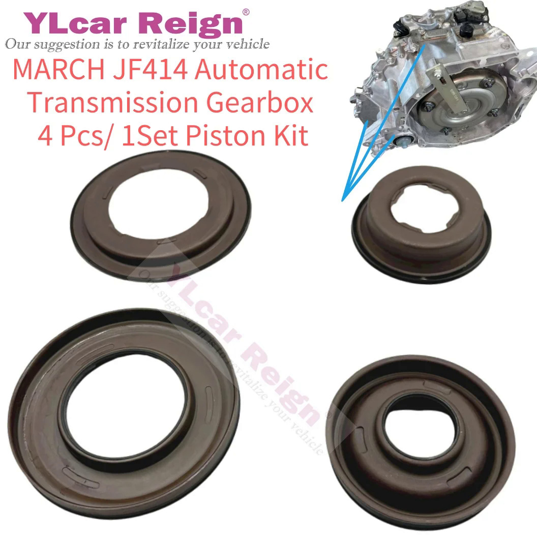 JF414E JF414 4Pcs/Set Automatic Transmission Gear Rebuild Piston Kit Fit for 4-Speed GEELY Nissan MARCH Car Accessories Parts ราคา 4,195 บาท*ส่งฟรี