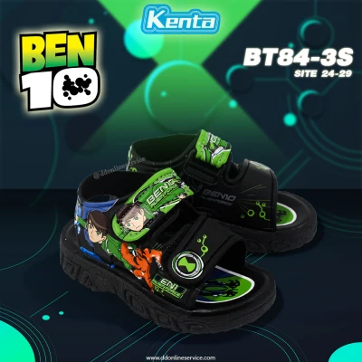 รองเท้าแตะรัดส้นเด็ก รองเท้ารัดส้นเด็กผู้ชาย รองเท้ารัดส้นลาย Ben10 ราคาถูก ใหม่ล่าสุด สินค้าแท้ 100 เปอร์เซนต์ KENTA รุ่น BT 84 -3S