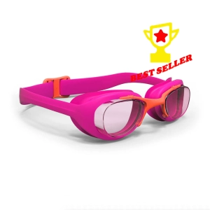 สินค้า แว่นตาว่ายน้ำ  (สีชมพู/ส้ม CORAL) สำหรับเด็ก   ทนทาน  !!! สินค้าแท้ 100% ขายดี !!!  SWIMMING GOGGLES  XBASE   PINK CORAL