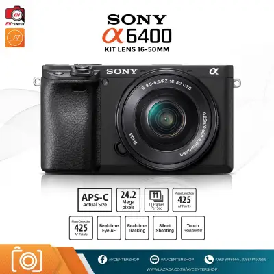 Sony Camera A6400 Lens 16-50MM **ใหม่ล่าสุดจาก Sony** [รับประกัน 1 ปี By AVcentershop ]