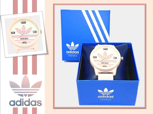 (ฟรีกล่อง)นาฬิกาแฟชั่น เรียบหรู ระบบเข็ม หน้าปัดกลมadidas สำหรับผู้หญิง สายยาง ใส่ได้ทุกสถานการณ์ RC139