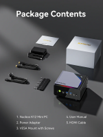 GMKtec K12 มินิคอมพิวเตอร์ AMD Ryzen 7 H 255 Dual DDR5 M.2 2280 PCIe4.0 WiFi 6E Oculink Windows 11 Pro Gaming Office MINI PC