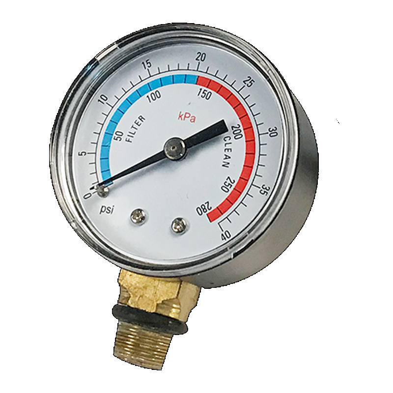 เกจวัดแรงดันถังทรองสระว่ายน้ำ Pressure gauge