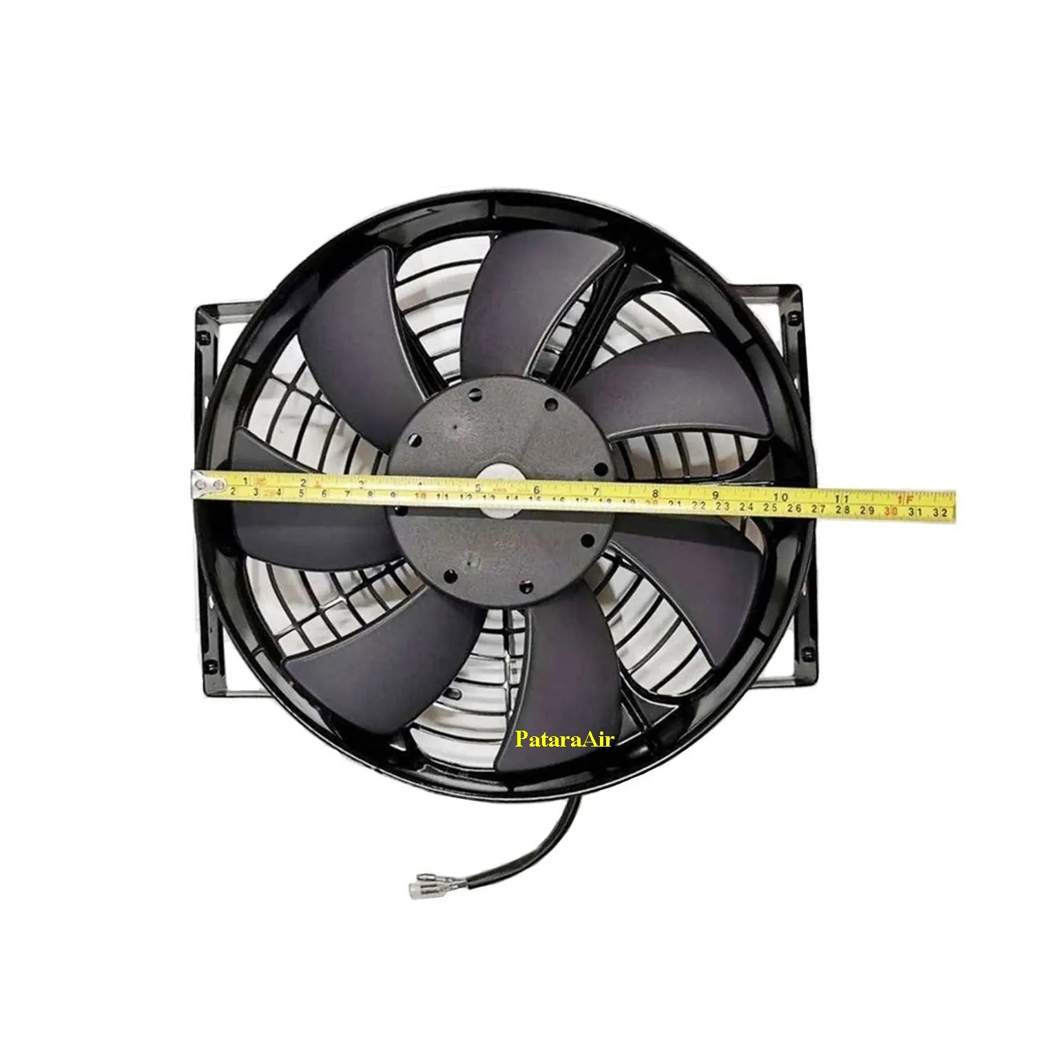 พัดลม ระบายความร้อน 10 นิ้ว (หนา) 12V. โครงเหล็ก พัดลมแอร์ พัดลมไฟฟ้า พัดลมหม้อน้ำ