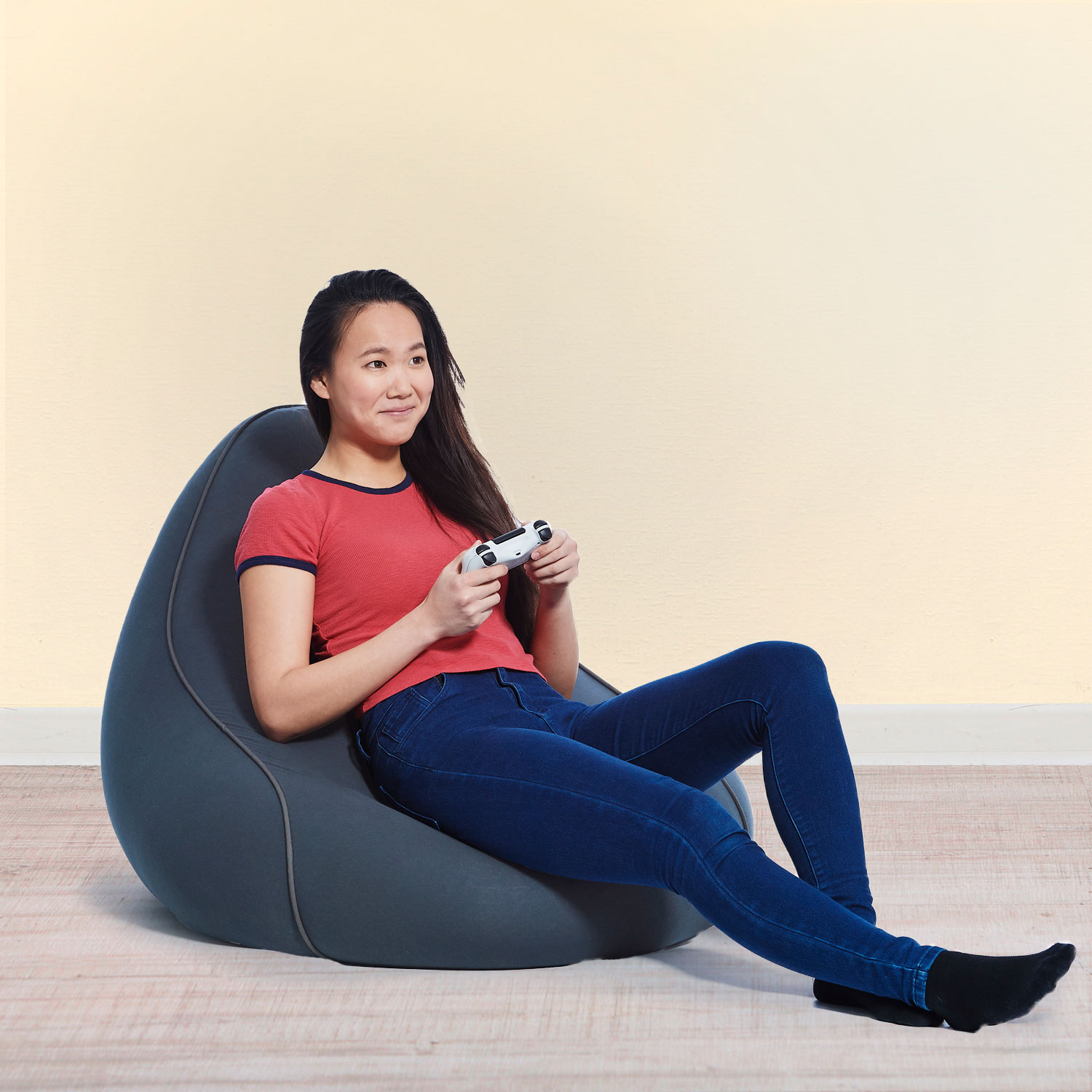Yogibo Bean Bag โยกิโบบีนแบคเบาะนั่งเม็ดบีทอเนกประสงค์ รุ่น Lounger 75 x 75 x 75 ซม. ราคา 5,691 บาท*ส่งฟรี