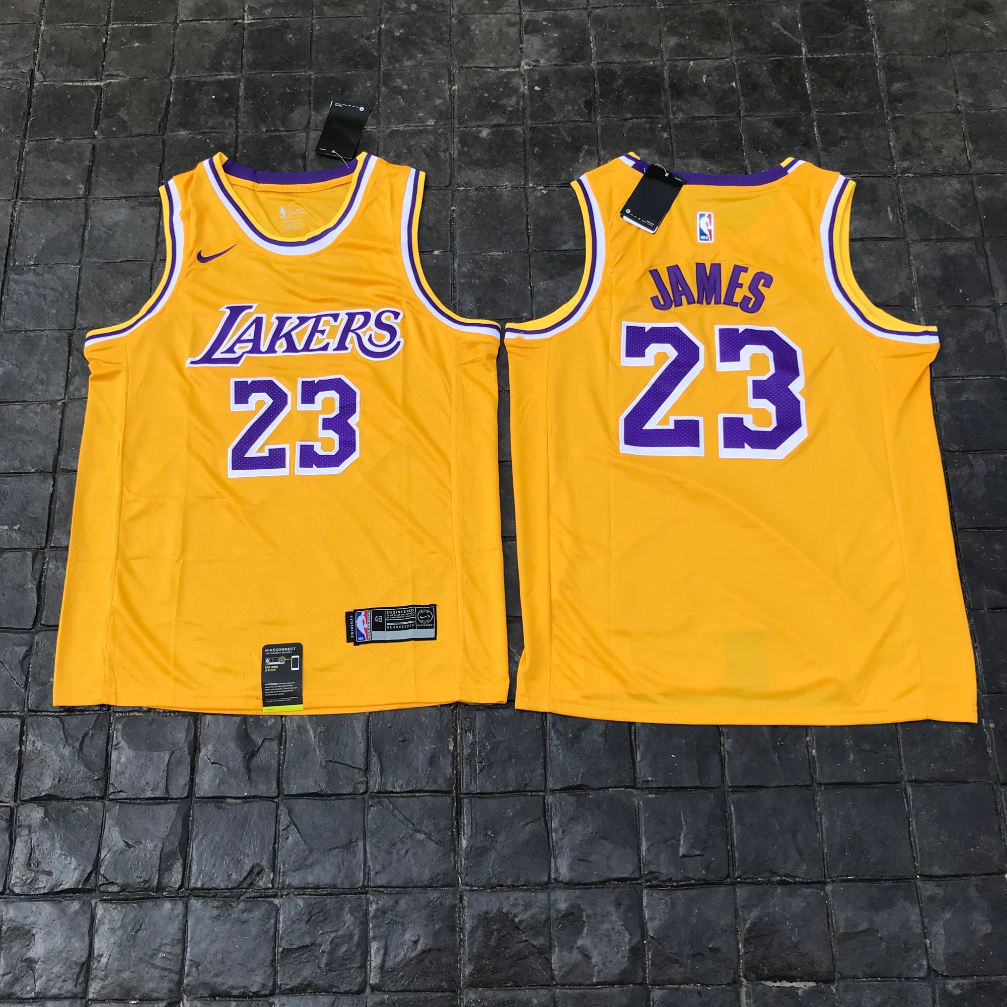 เสื้อบาสเกตบอลbasketball.jerseys(พร้อมจัดส่ง)#Lakers.james.23(Home)