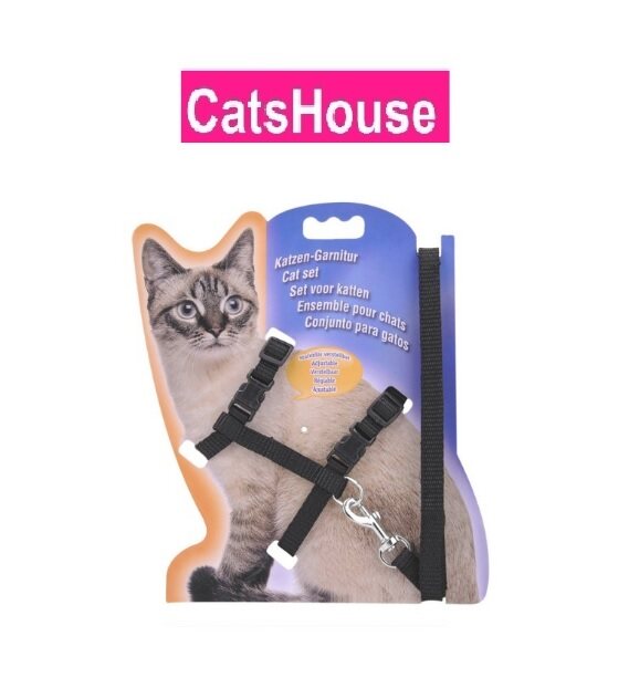 CatsHouse สายจูงแมว ปลอกคอแมว  ราคาถูก