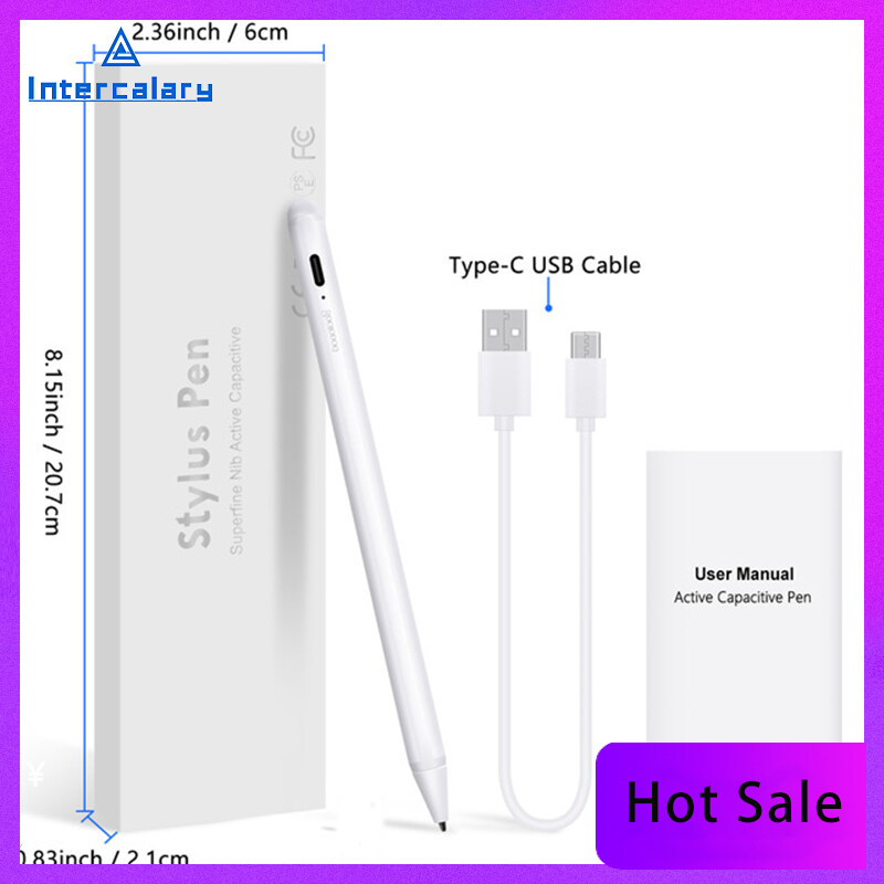ปากกาแบบสัมผัสสำหรับ Apple ดินสอ 2 Stylus สำหรับ iPad Pro 11 12.9 9.7 2018 AIR 3 10.2 2019 MINI 5 ไม่มี DELAY ปากกาวาด