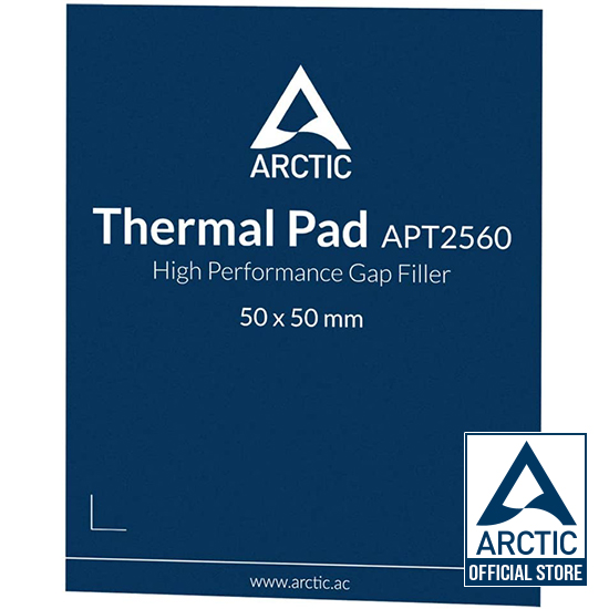 [Arctic Official Store] ARCTIC Thermal Pad - APT2560 50*50*1mm (Heat sink silicone / ซิลิโคนนำความร้อน)