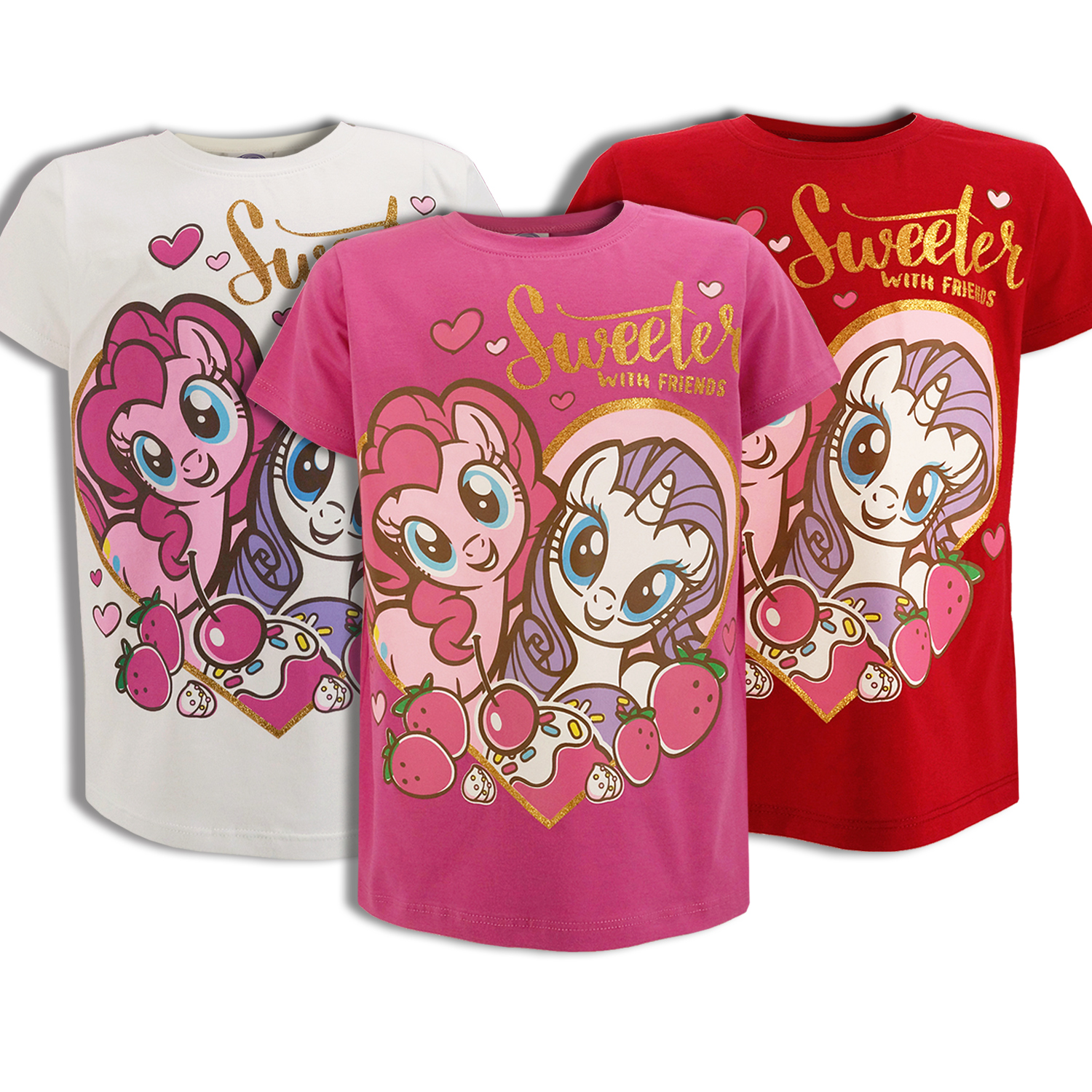 My Little Pony เสื้อยืดคอกลม เสื้อคอกลม ผ้าคอตตอนสแปนเด็กซ์ ลายโพนี่ จาก NADreams เนื้อผ้าเกรดดี นุ่มมาก ราคา 157 บาท*ส่งฟรี