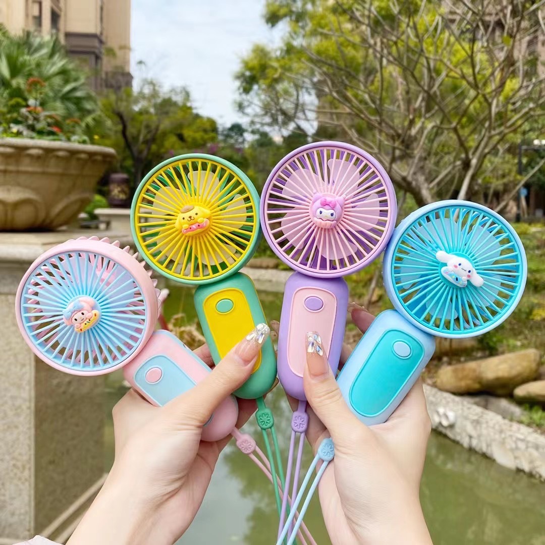 🌷พัดลมพกพา🌷 พัดลมมินิ F13 USB ชาร์จแบบพกพา พัดลมขนาดเล็ก พัดลมมือถือ ลายการ์ตูนน่ารักๆ พร้อมส่ง🚚💨 ราคา 51 บาท*ส่งฟรี