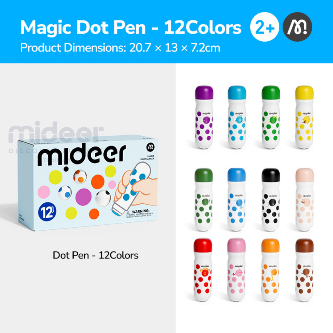 Mideer มิเดียร์ Magic Dot Marker จุดมหัศจรรย์ MD2363/MD2364