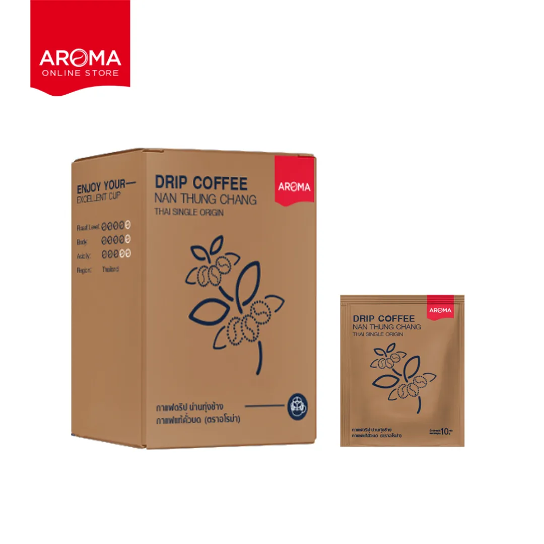 Aroma กาแฟดริป Tung Chang-Nan (1 กล่อง บรรจุ 5 ซอง)