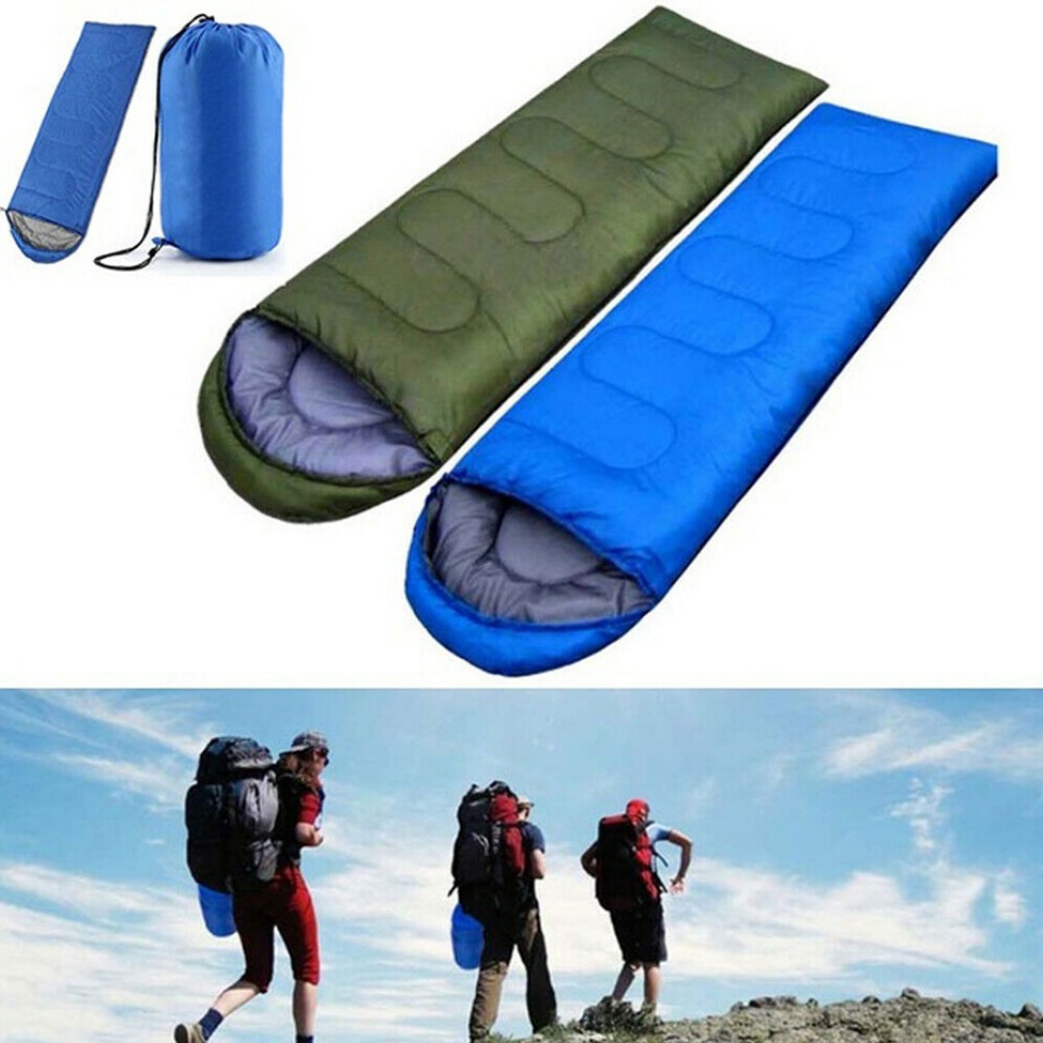 Sleeping Bag Blue ถุงนอน แบบพกพา สำหรับเดินทาง มี 2 สีให้เลือก ถุงนอน ถุงนอนปิกนิก ถุงนอนเดินป่า ถุงนอนพกพา ถุงนอนกันหนาว Sleeping Bag Outdoor Camping