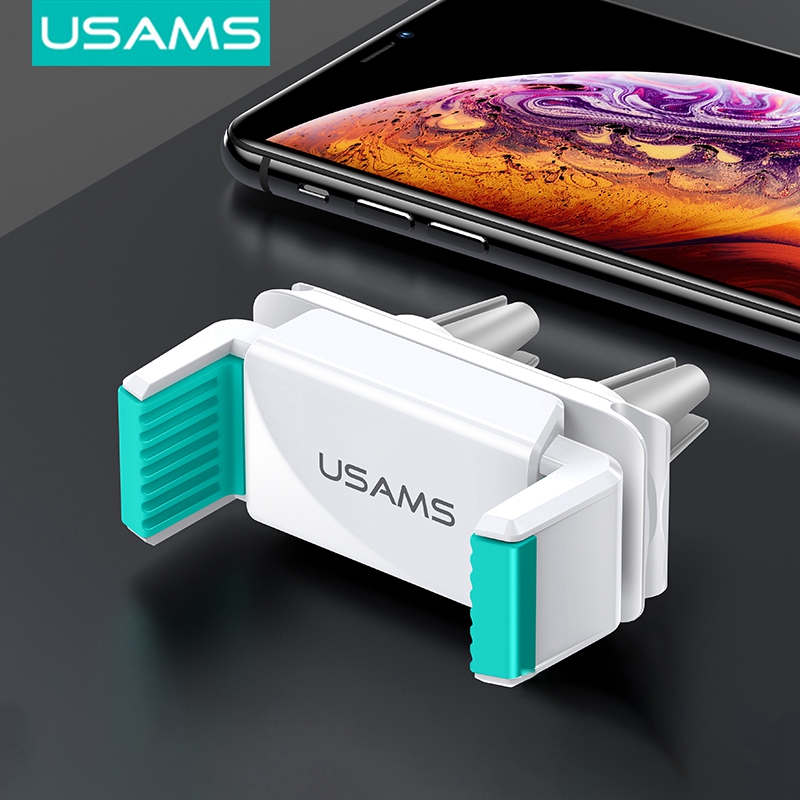 USAMS Car Universal Holder ที่วางโทรศัพท์ ที่วางมือถือ ในรถ ที่วางมือถือในรถ แบบติดกระจก หรือ คอนโซล ที่วางโทรศัพท์มือถือ ที่วางโทรศัพท์ในรถยนต์ ที่จับโทรศัพท์ ที่หนีบโทรศัพท์-ZJ045