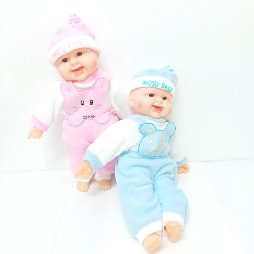 Children's Toy Doll, 40 cm Tall. Soft Body, Soft Body, Exactly Like the Cover, Ready to Ship from Thailand. There Is a Laughing Sound. Press on the Chest. Big Doll.