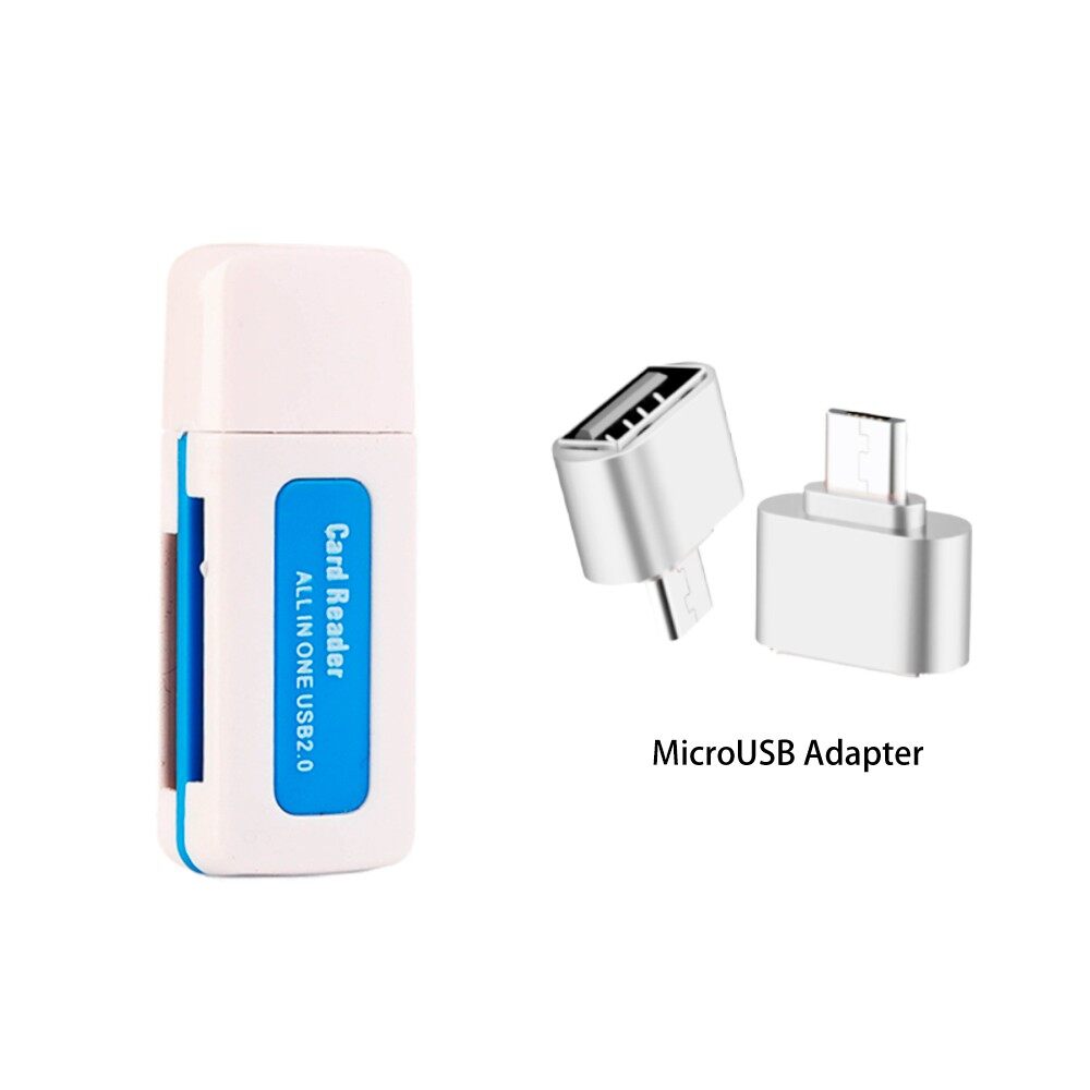 โปรโมชั่น AIKU USB 4 in 1 เครื่องอ่านการ์ดความเร็วสูง Card Reader SD / MS / M2 / TF สำหรับการรวมกันของศัพท์มือถือ เครื่องอ่านการ์ด การ์ดรีดเดอร์ การ์ดรีดเดอร์พกพา