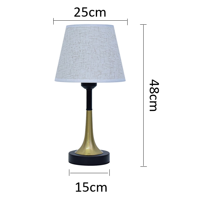 Modern Nordic E27 LED โคมไฟสร้างสรรค์เรียบง่ายผ้าโคมไฟตั้งโต๊ะในร่มข้างเตียงห้องนอนห้องรับแขกตกแต่งโรแมนติก