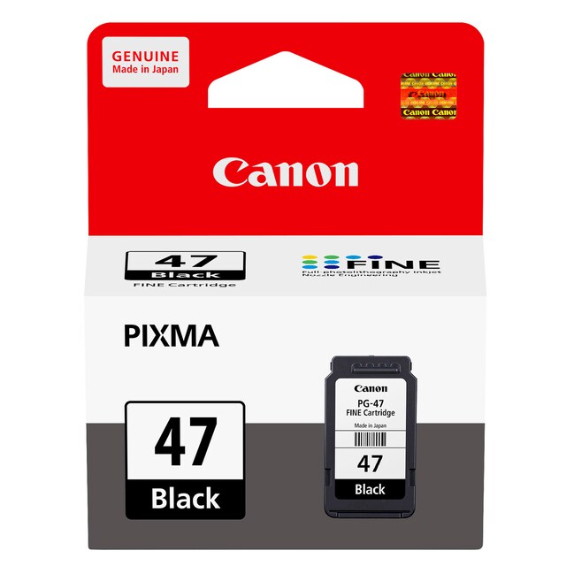 ตลับหมึกอิงค์เจ็ท Canon สีดำ PG-47 / 3 สี Canon CL-57 ของแท้ 100% พร้อมกล่อง