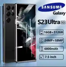 ภาพขนาดย่อของสินค้าส่งฟรี สมาร์ทโฟนโทรศัพท์ รุ่น Galaxy S23 Ultra โทรคัพท์มือถือ 5G 6.0 นิ้ว เต็มหน้าจอ โทรศัพท์ของแท้ 16GB RAM+512GB ROM มือถือ
