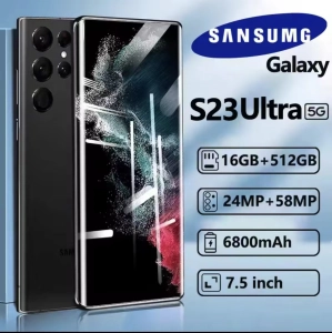 สินค้า 【รับประกัน 1 ปี】ส่งฟรี สมาร์ทโฟนโทรศัพท์ รุ่น Galaxy S23 Ultra โทรคัพท์มือถือ 5G 6.0 นิ้ว เต็มหน้าจอ โทรศัพท์ของแท้ 16GB RAM+512GB ROM มือถือ