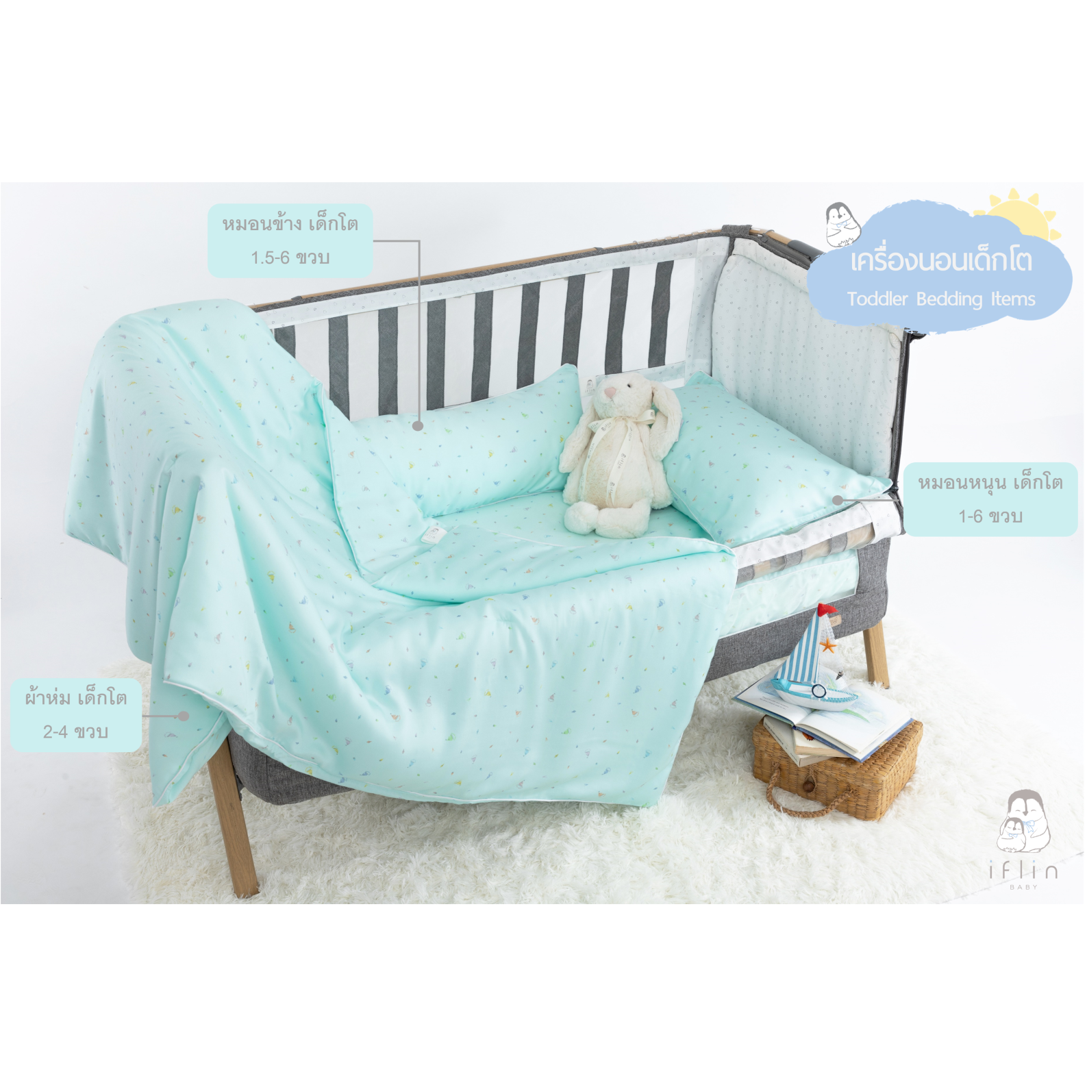 Iflin Baby - My Cozy Blanket for Toddlers (2-4 years old) ราคา 2,590 บาท*ส่งฟรี