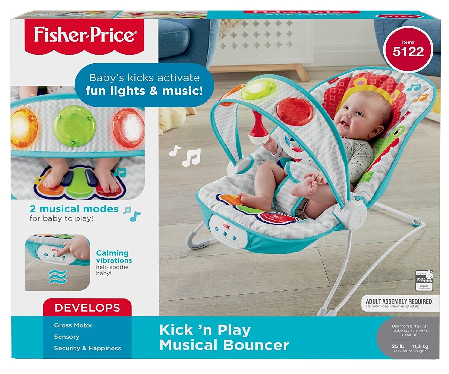 เปลฟิกเชอร์ไพรส์ Fisher Price Kick'n Play Musical Bouncer