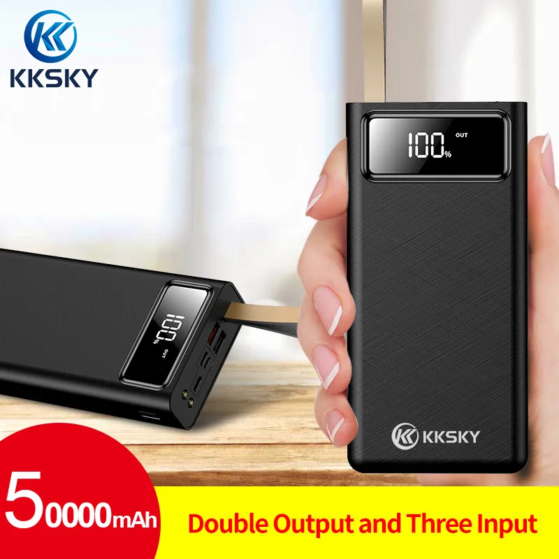 KKSKY พาวเวอร์แบงค์ ชาร์จเร็ว แบตเตอรี่สำรอง Powerbank ต้นฉบับ 100% ของแท้ LED ถือง่าย ออกงาน ท่องเที่ยว 100% ORIGINAL แบตสำรองขนาด แบต เพาเวอร์แบงค์