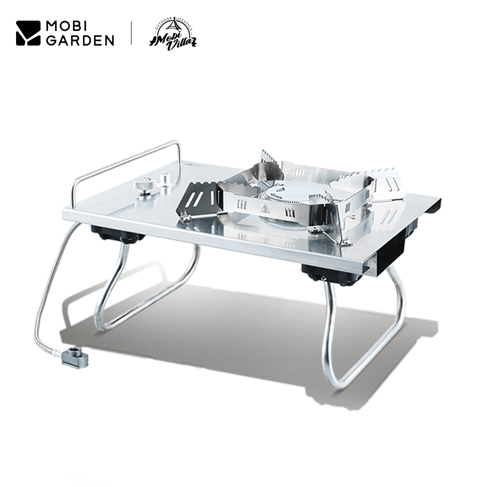 MOBI GARDEN Camping Gas Stove Cookware Cassette Portable Outdoor Kitchen ราคา 3,100 บาท*ส่งฟรี