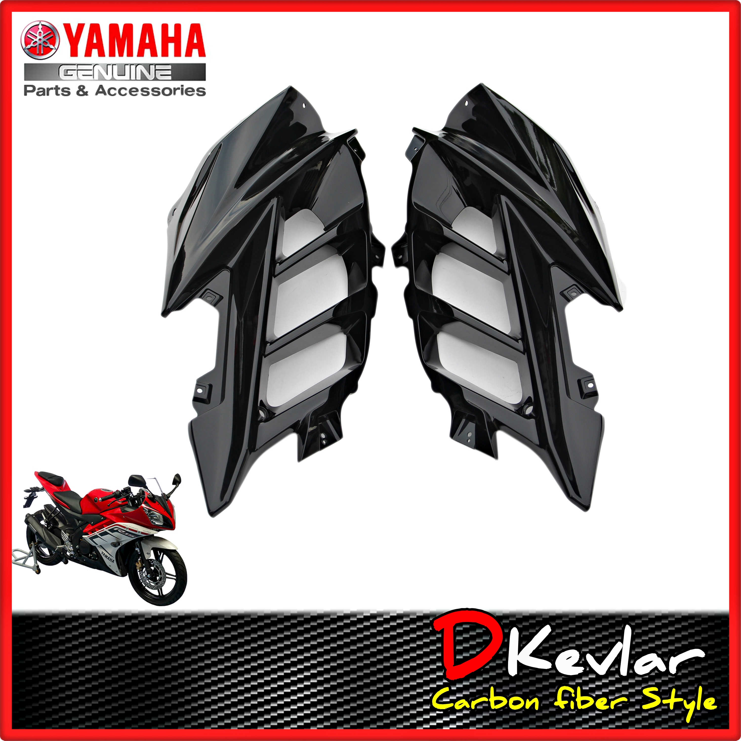 หน้ากากแฟริ่ง  R15 (เก่าปี2014-2016) YAMAHA R15 อะไหล่แท้ศูนย์ YAMAHA D-Kevlar Duke Shop