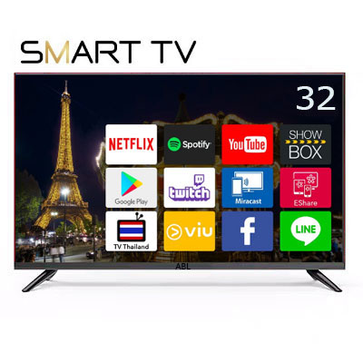 tv ราคาถูก ทีวี ledtv led ABL สมาร์ททีวี HD ขนาด32นิ้ว Android รุ่น 3218 รับประกันศูนย์1ปี