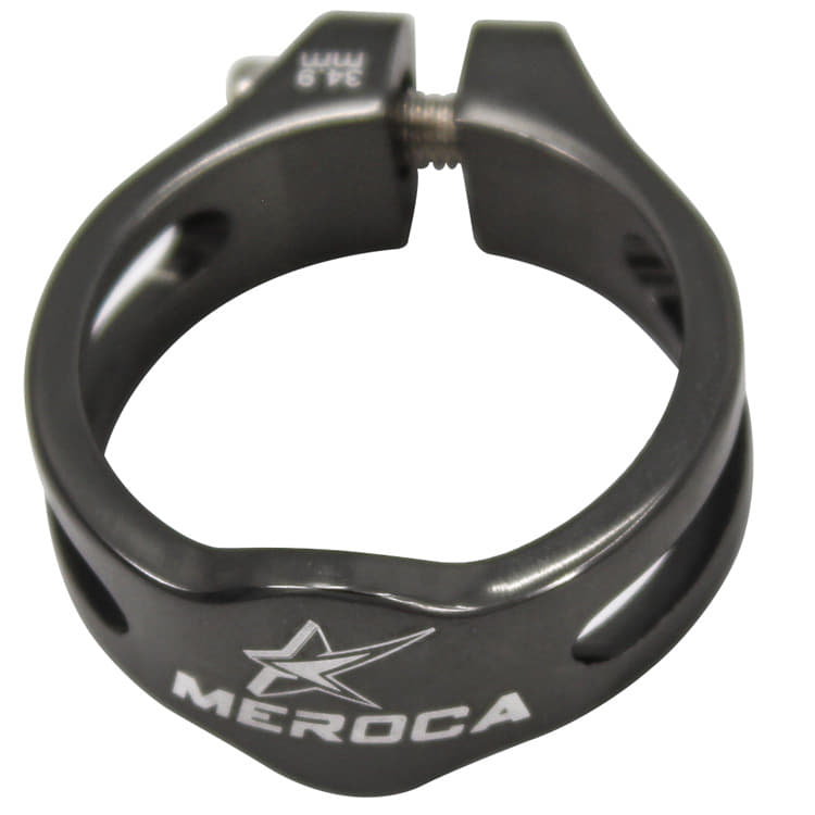 แหวนล็อคหลักอาน MEROCA อลูมิเนียมล็อคหลักอาน 34.9 แคล้มรัดหลักอาน อุปกรณ์จักรยาน (บรรจุ 1 ชิ้น)