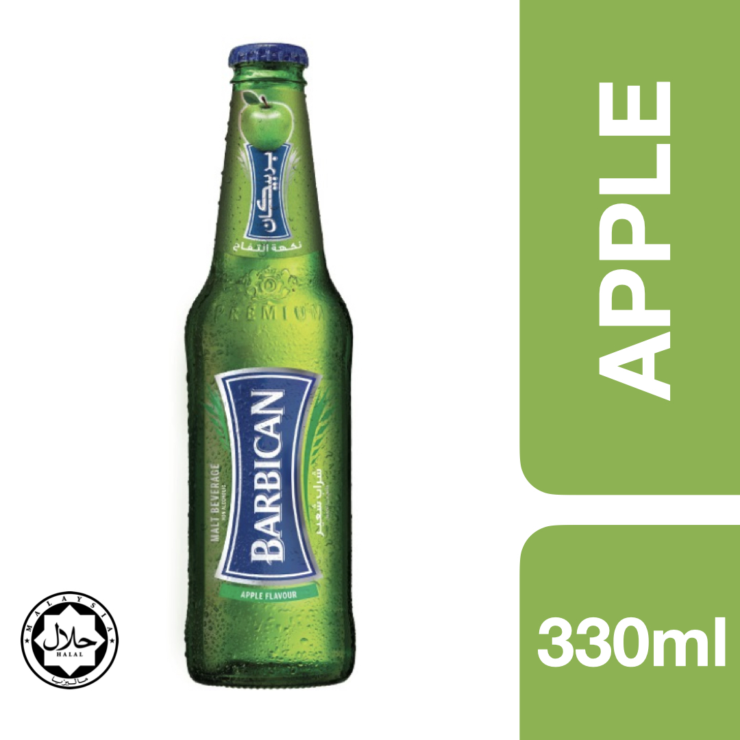 Barbican Malt Beverage Apple Flavour 330ml ++ บาร์บิคาน เครื่องดื่มมอลต์สกัด รสแอปเปิ้ล ขนาด 330ml
