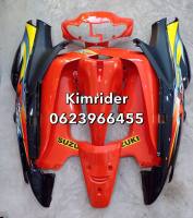 ชุดสี เฟรม Suzuki Smash 110 ซูซูกิ สแมช 110  ปี 2004 ครบชุด 7 ชิ้น งานabs100% สินค้ามีประกัน ติดสติกเกอร์ตามรูป พร้อมส่ง