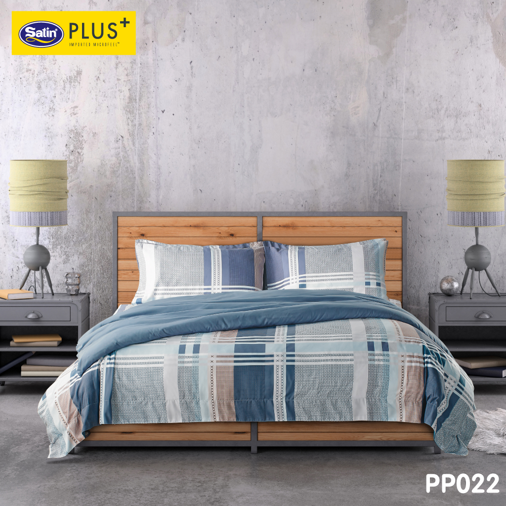 Satin Plus ใหม่ นุ่มมาก ชุดเซ็ท ผ้าปูทีนอน 3 5 ฟุต (3 ชิ้น) + ผ้านวม 60"x80" พิมพ์ลาย New Collection3 ราคา 1,490 บาท*ส่งฟรี