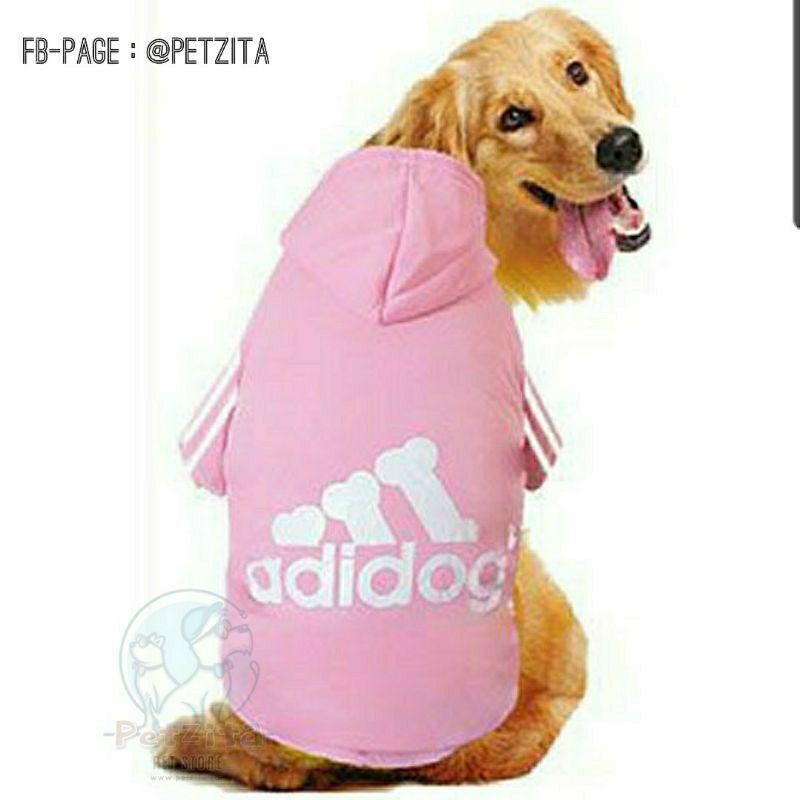 ??พร้อมส่ง?? ADIDOG ? เสื้อสุนัขพันธุ์ใหญ่ เสื้อฮู้ดบุซับผ้าขนสำลีเนื้อนุ่ม #เสื้อหมาใหญ่