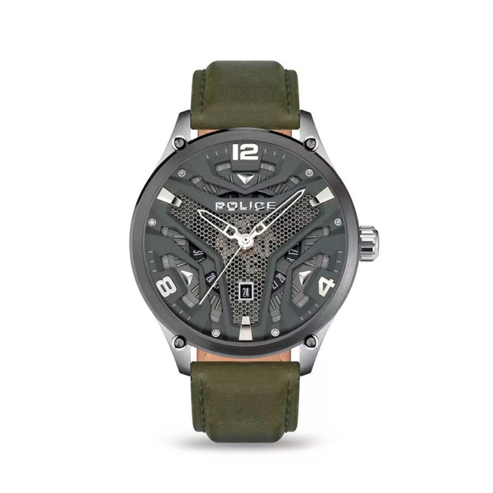 POLICE นาฬิกาข้อมือผู้ชาย Police Waimea รุ่น PEWJB2203042 สีเขียว นาฬิกาข้อมือ ราคา 7,400 บาท*ส่งฟรี