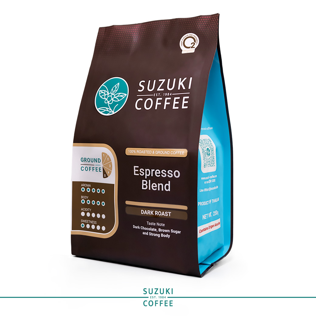 SUZUKI COFFEE Espresso Blend - Dark Roast ราคา 289 บาท*ส่งฟรี