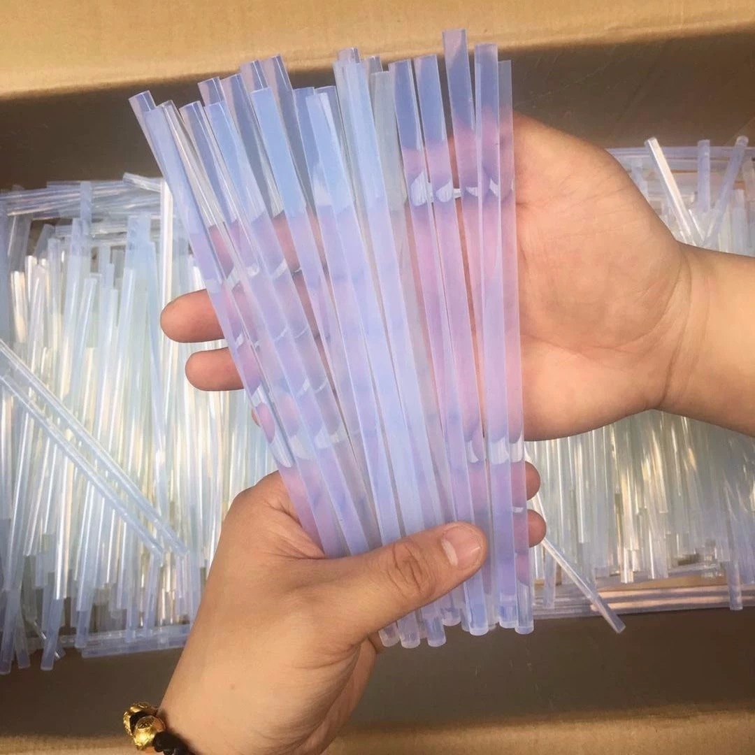(ยกแพ็ค 1 กก.) 7มม 11ม กาวแท่ง​ไฟฟ้า สีใส ไส้ปืนกาวปืนไฟฟ้าอย่างดี เหนียวติดทน กาวร้อน กาวแท่ง คุ้มค่า ราคาถูก คุณภาพดี