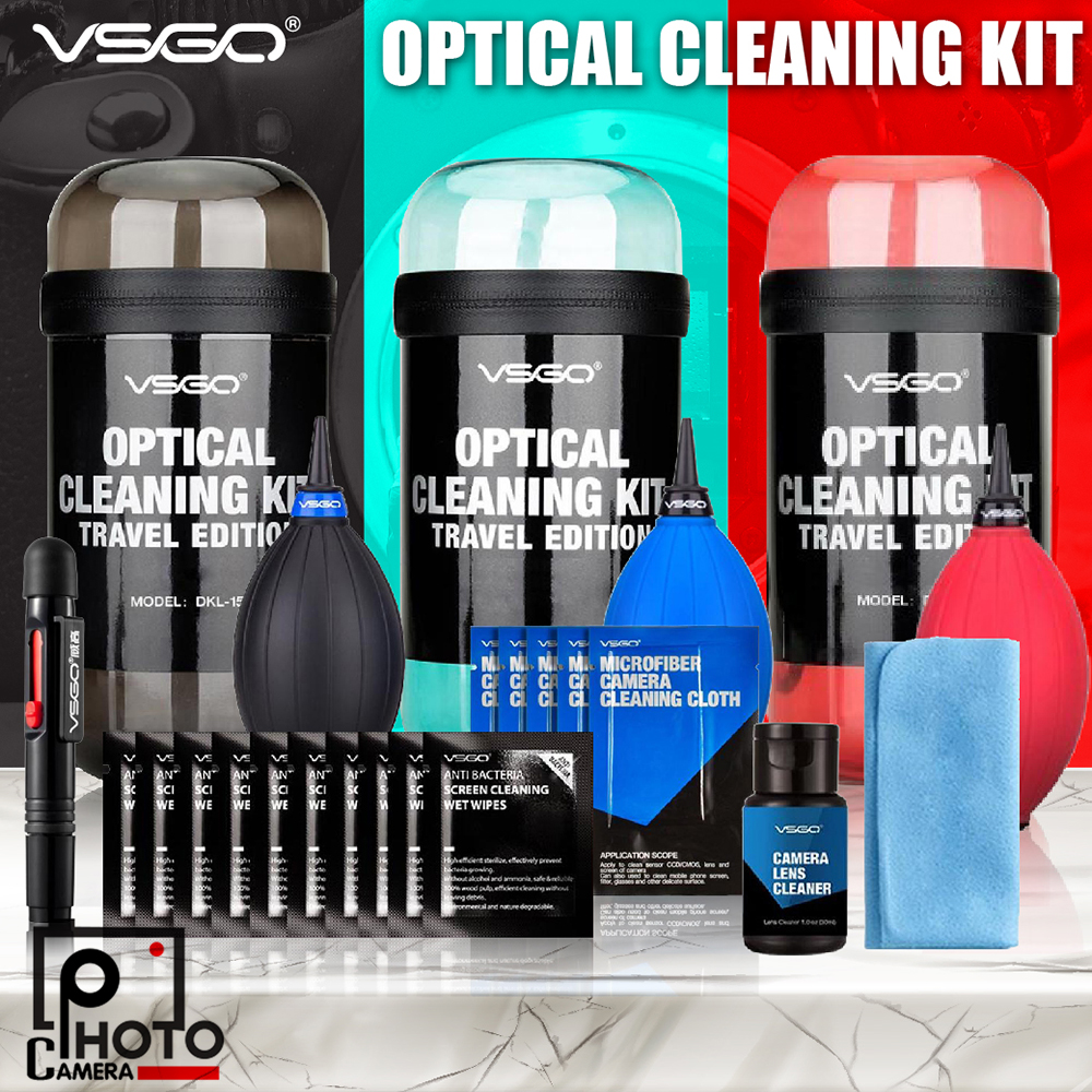 ชุดทำความสะอาด VSGO 20 in 1 (DKL-15G/15B/15R) Travel Cleaning Kit Edition มีเลือก 3 สี