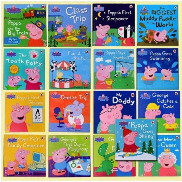 พร้อมส่ง Peppa Pig 20 books set หนังสือนิทาน ภาษาอังกฤษ เป๊ปปา มีcd 2แผ่น