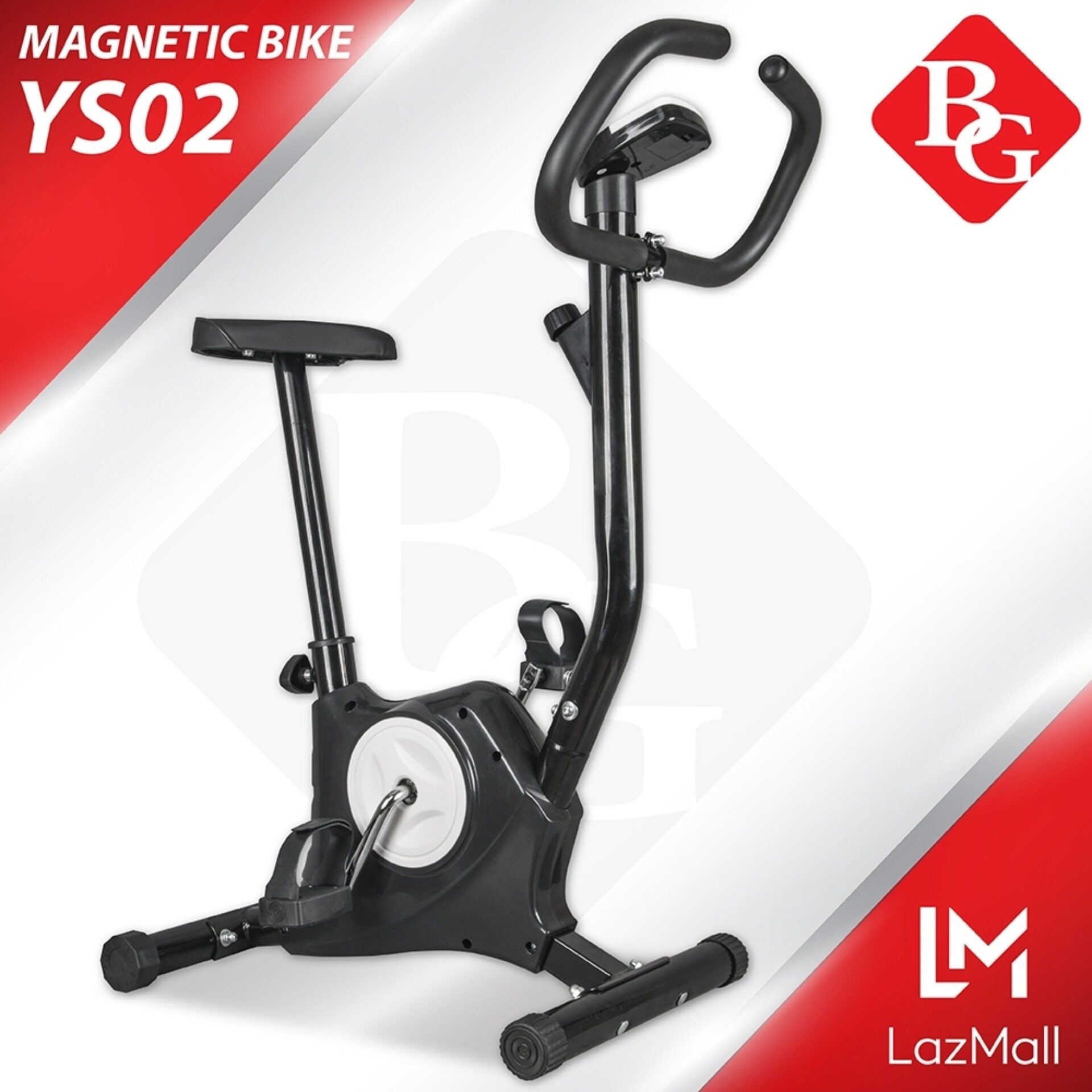 B&G Exercise Bike จักรยานออกกำลังกาย จักรยานระบบแม่เหล็ก ระบบแม่เหล็ก Magnetic Bike รุ่น YS02 (Black)