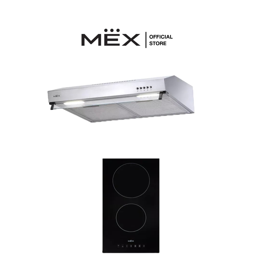 MEX Set รุ่น 2950X60 + HVC232 เตาไฟฟ้าและเครื่องดูดควัน ราคา 9,900 บาท*ส่งฟรี